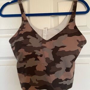 Lululemon Align Brown Camo Tank Top